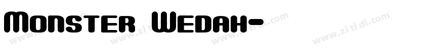 Monster Wedah字体转换